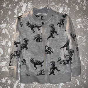 Dinosaur zip up sweater (5/$25)